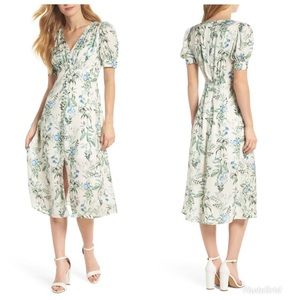 Gal Meets Glam Dresses - Gal Meets Glam Lauren Botanical Garden Print Dress Gal Meets Glam Dresses - Gal Meets Glam Lauren Botanical Garden Print Dress
